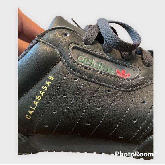 ⚡️ Adidas Yeezy Powerphase “Calabasas” in Core Black Sneakers Athletic Shoes ⚡️ - Picture 8 of 16